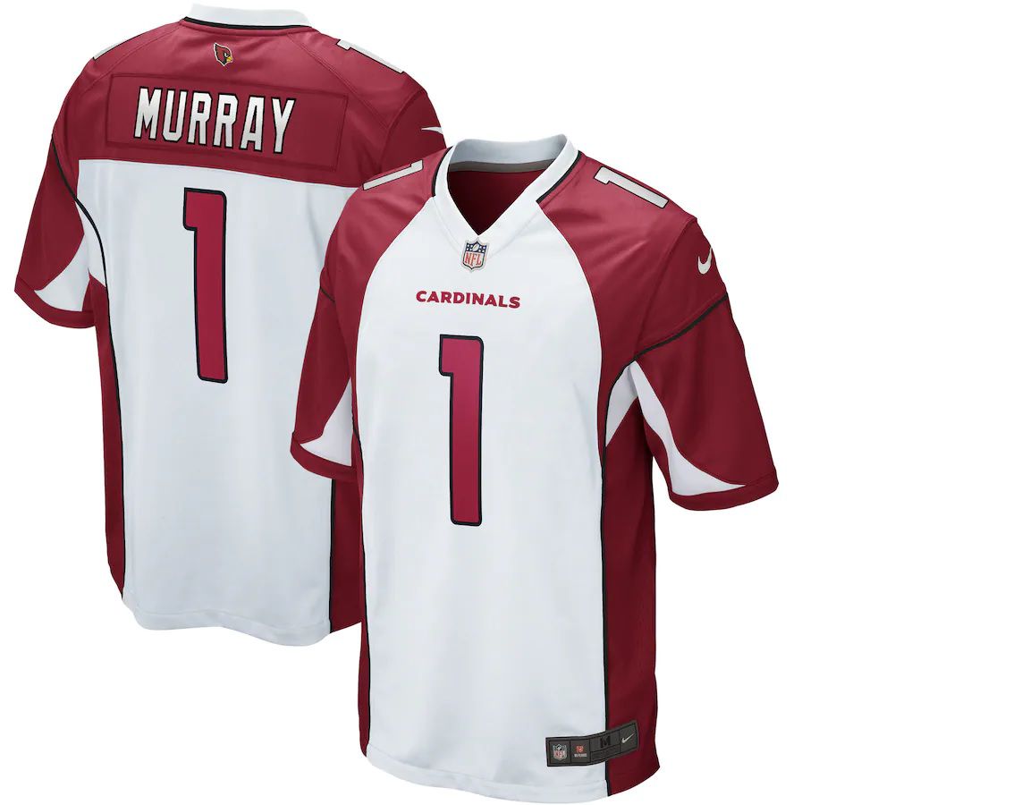 Men Arizona Cardinals #1 Kyler Murray White Nike Game Player NFL Jersey->arizona cardinals->NFL Jersey